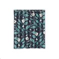 thumbnail image 1 of ABPHQTO Fondo con Cortina de Ducha Floral Cortina de Ducha Impermeable 120x180 cm, 1 of 2