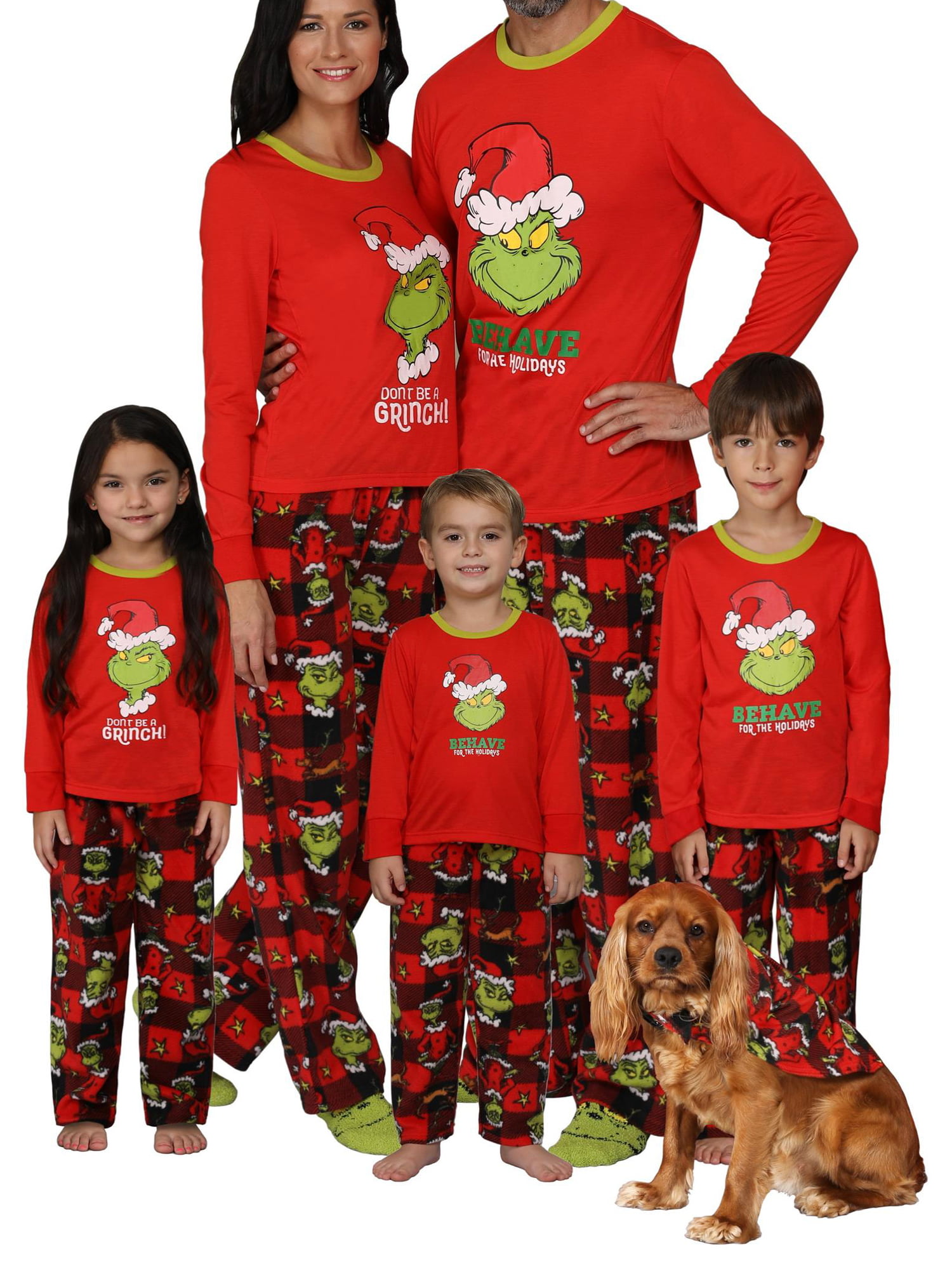 Dolphin&Fish Matching Family Christmas Pajamas Sets Holiday Womens Mens and Kids Sleepwear 
