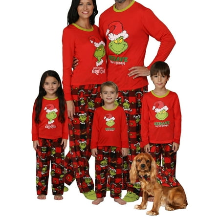 

PDYLZWZY Christmas Family Matching Pajamas Set Xmas Sleepwear Nightwear 2PCS PJs Set Outfits Boys-2-3 Years