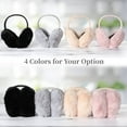 thumbnail image 7 of Plush Earmuffs for Women, Soft Warm Fluffy Ear Muffs for Winter, Foldable Faux Fur Ear Warmers with Flexible Band, Stylish Ear Wraps Covers, Gift for Christmas, 7 of 7