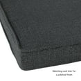thumbnail image 2 of Greendale Home Fashions 18 x 18 in. Carbon Square Outdoor Chair Pad (Set of 2), 2 of 6