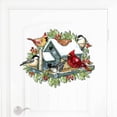 thumbnail image 2 of Designocracy 8471115H-SW 20 x 20 in. Winter Cardinals Christmas Wooden Door Hanger Wall Decor, 2 of 9
