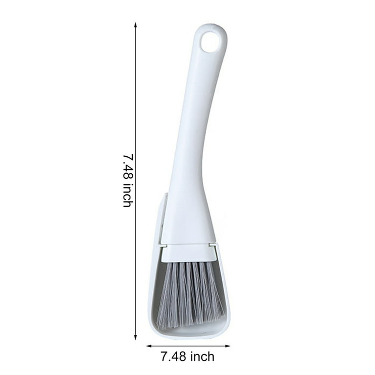 Suuchh 5 Set Disposable Crevice Cleaning Brush, Hole Brush Deep Detail Scrubber with 5pcs Handles and 50 Toilet Brush Refill Heads, Gap Cleaning Brush for