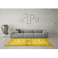 thumbnail image 3 of Ahgly Company Indoor Round Persian Yellow Traditional Area Rugs, 8' Round, 3 of 4