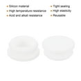 thumbnail image 2 of Tapones de agujero de silicona Uxcell con bloqueo a presión, tapa de panel redonda de 32.6mm blanca, 2 piezas, 2 of 7