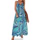 thumbnail image 1 of Vestido sin mangas con estampado elegante, vestidos de noche de lujo para mujer, vestido de cumpleaños para mujer, 1 of 7