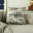 thumbnail image 4 of Nourison Sofia Metallic Marble Charcoal Decorative Throw Pillow , 18" x 18", 4 of 5