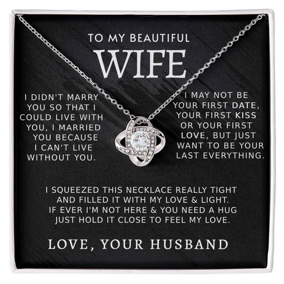 Gifts For Wife Romantic, Wife Birthday Gift Ideas, Necklaces For Wife From Husband, To My Soulmate Necklace For Women,To My Wife Gifts From Husband