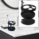 thumbnail image 1 of Organizador de Pasta Dental para Baño de Metal, Soporte para Cepillos de Dientes de Metal Negro sin Necesidad de Taladro, Diseño Multifuncional que Ahorra Espacio para Encimeras, 14.9x12x12cm, 1 of 6