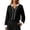 Black, variant on Landzoo One Fashion Contrast Collar Shirt Blouse Long Sleeve For Business Casual Wear And Style Outfits Stylish Beautiful Women's T-Shirts