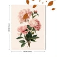 thumbnail image 3 of UXIEQU Pink Peony Floral Canvas Wall Print 15.75x11.81 Inches, 3 of 8