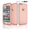 thumbnail image 1 of iPhone 6S Case, iPhone 6 Sturdy Case, Thin Exact-Fit Premium Matte Finish Dual Layer Hard Case For iPhone 6S / 6 with Tempered Glass Screen Protector For iPhone 6S / 6 4.7 -Blue, 1 of 4