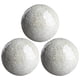 thumbnail image 2 of Bolas de esfera de mosaico. Artículos para el hogar de 15 pulgadas decorativos de vidrio craquelado para decoraciones de decoración de mesa de c Plata blanca 3pcs Macarena Bolas de esfera de mosaico, 2 of 8
