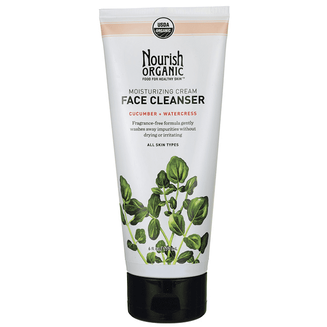 Nourish Organic Face Cleanser Cucumber + Watercress 6 fl oz Cream