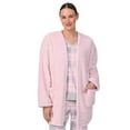 thumbnail image 7 of Aria Women’s Cozy Sherpa 32” Sleepwear Cardigan, Sizes XS-4X, 7 of 7