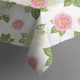 thumbnail image 5 of Pioneer Flower Floral Print Pattern Square Tablecloth, Waterproof Wipeable Spillproof Washable Table Cover for Home Kitchen Party Decor, 42"x42", 5 of 6