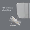 thumbnail image 2 of Deflector de aire para aire acondicionado - Deflector de aire universal para aire acondicionado - Ajustable - Retráctil, no requiere perforaciones - Apto para aires acondicionados de pared, 2 of 5