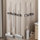 thumbnail image 4 of Soporte de Pared para Escobas, Organizador de Trapeadores para Colgar en la Pared, para Jardín, Cocina, Garaje, 6 Piezas, 3 Colores, 4 of 5