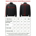 thumbnail image 5 of Alpine Swiss Damon Mens Bomber Jacket | Warm Quilted Flight Jacket with Pockets – Stylish Windbreaker for Casual & Layering | Versatile Outerwear, 5 of 7