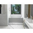 thumbnail image 3 of Elegant Kitchen and Bath Alcove soaking bathtub 32x60 inch left drain in glossy white, 3 of 15