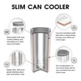thumbnail image 2 of Enfriador delgado para latas TILUCK para cerveza slim y hard seltzer 355 mL, 2 of 6