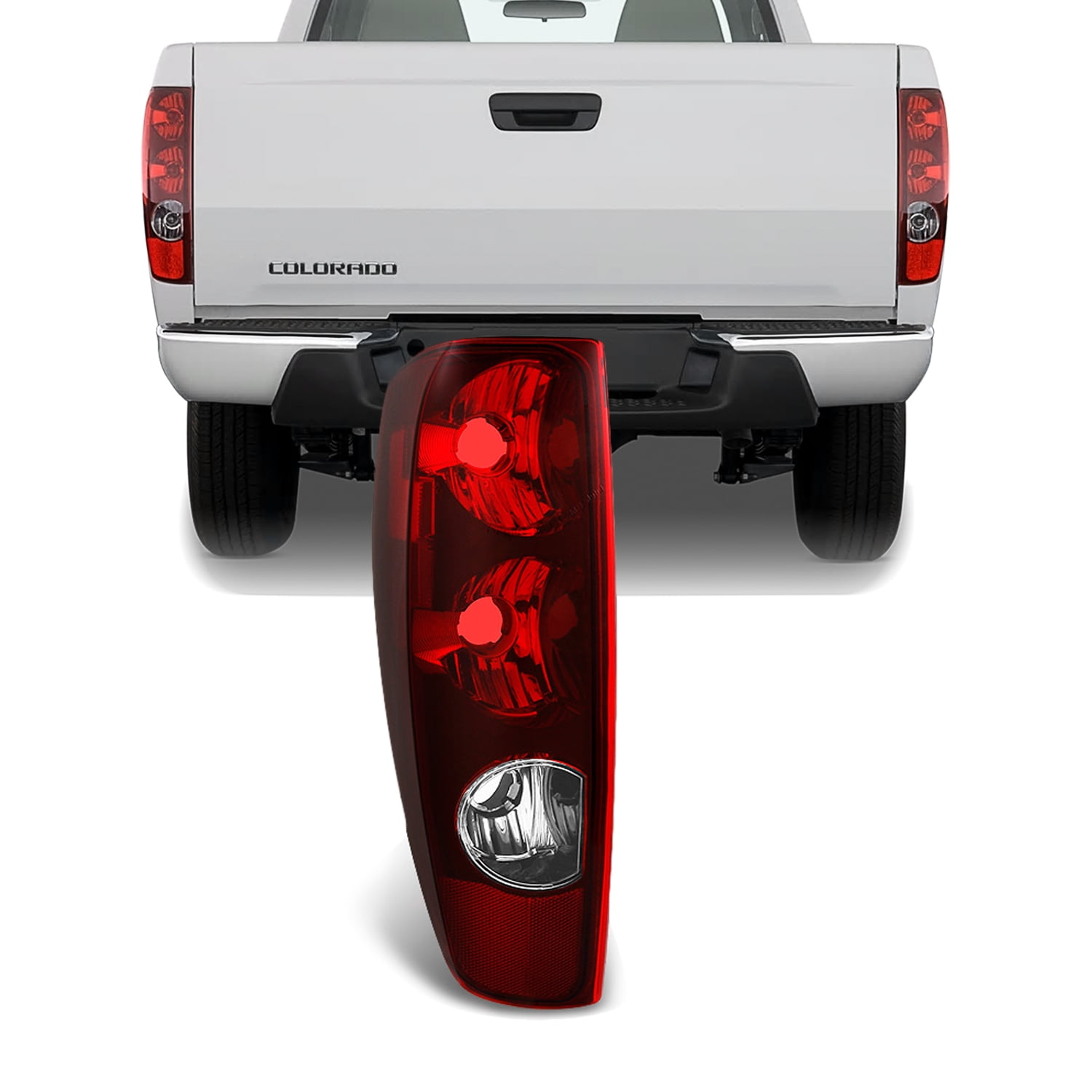 Fit 04-12 Chevy Colorado /GMC Canyon Red Tail Lights L+R Replacement