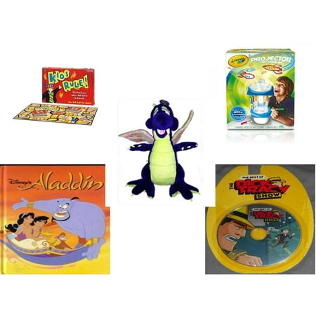 Children's Gift Bundle [5 Piece] -  Kids Rule!  - Crayola Sketcher Projector  -  Works Purple Dragon  20