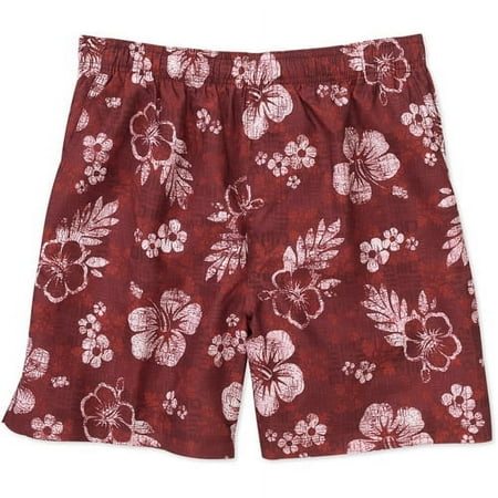 Faded Glory Mn Floral Print Swim Pack