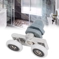 thumbnail image 6 of 4pcs Durable Double Sliding Roller Track Door Wheel Bathroom Glass Door (25mm), 6 of 8