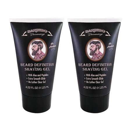 Barbero Beard Definition Shaving Gel 4.22 Fl. Oz. / 125 ml. Pack of 2
