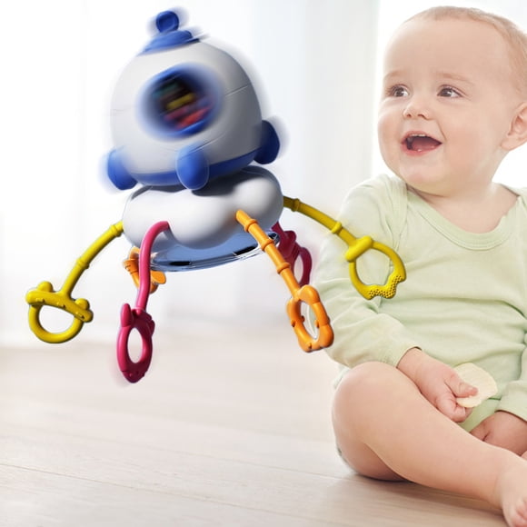 ZZkhGO Sensory Pull String Toy, Fine Motor Skill and Sensory Development Toy, Exciting Colors Washable Designs for Indoor Play and Travel
