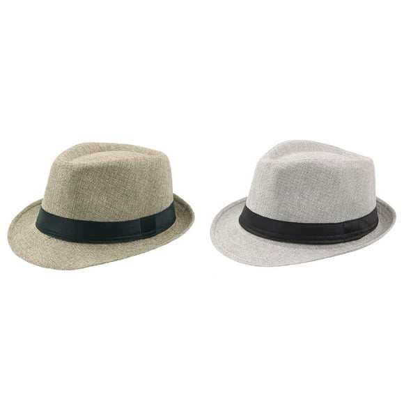 (2-Pack) Rinsvye Hat Breathable Curlystraw Hat Baseball Cap Jazz Hat Top Hat F I E N D S Hat Outdoor Men's Sun Baseball Snap Back Hats for Men Caps