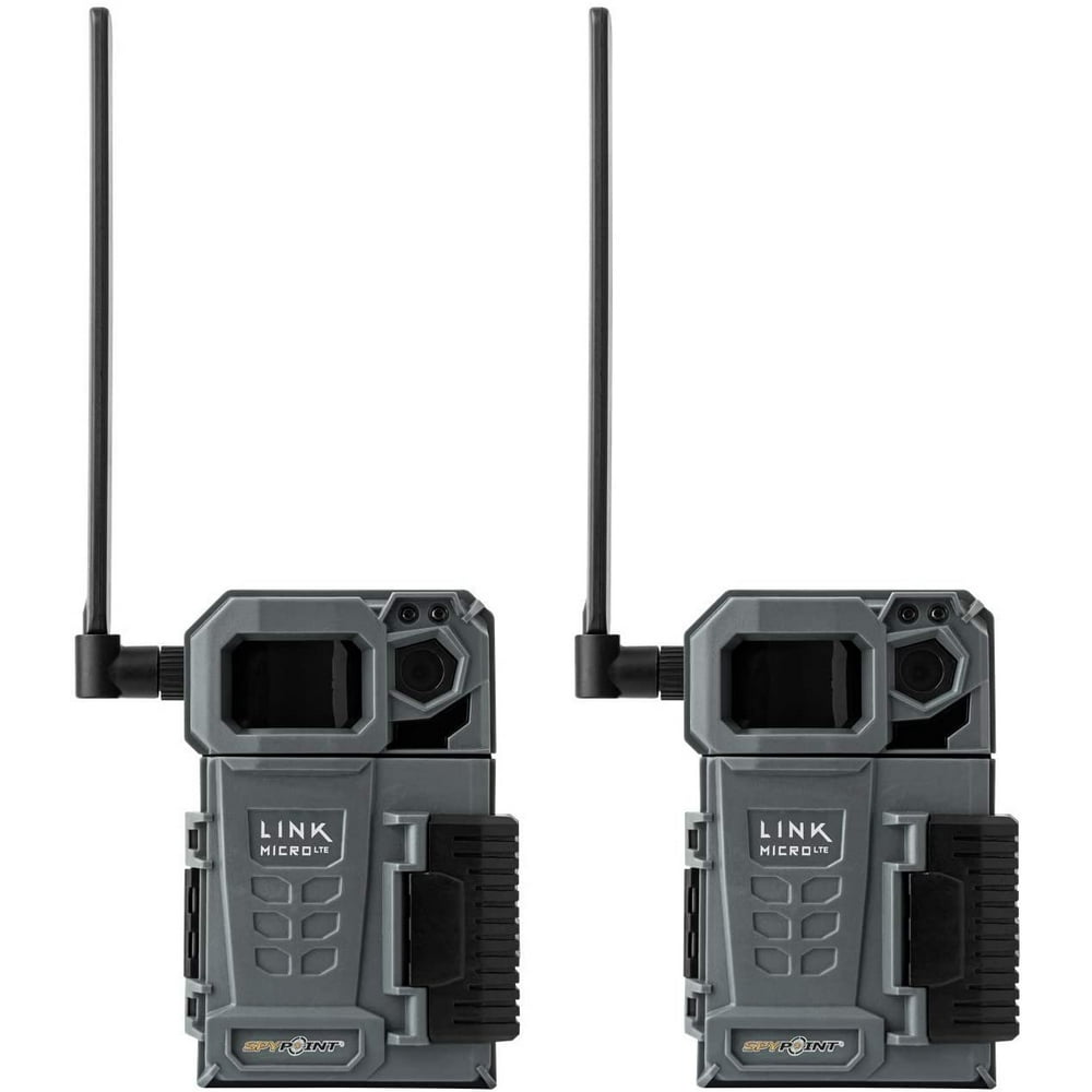 SPYPOINT LinkMicroLTE Cellular Trail Camera Twin Pack with SD Cards
