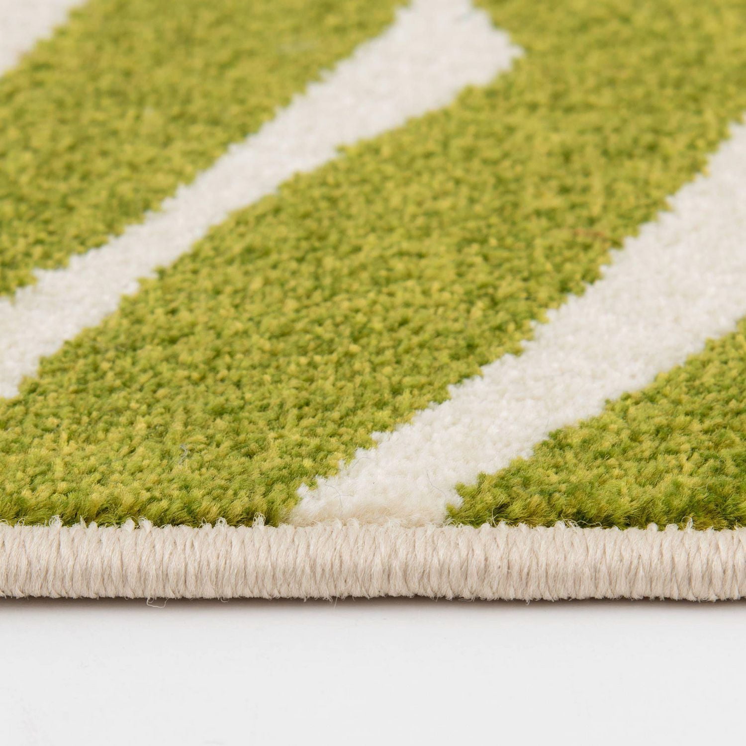 Tropiana Cream and Green Woven Area Rug