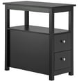 thumbnail image 5 of ZENSTYLE End Table Side cabinet with 2 Drawer and Shelf Narrow Nightstand Furniture Storage For Living Room Bedroom, 5 of 8
