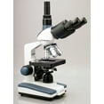 thumbnail image 2 of AmScope 40X-1000X LED Lab Trinocular Compound Microscope w 3D Two-Layer Mechanical Stage New, 2 of 4