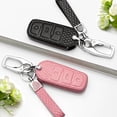 thumbnail image 2 of Car Key Fob Cover Case Protector Leather Car Smart Remote Key Fob Case Cover For Volkswagen/ VW /Passat CC B6 B7, 2 of 7