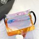 thumbnail image 4 of Bolsos de hombro para mujer Bolsos de mano pequeños transparentes de PVC transparente Monederos Hobos (negro), 4 of 6