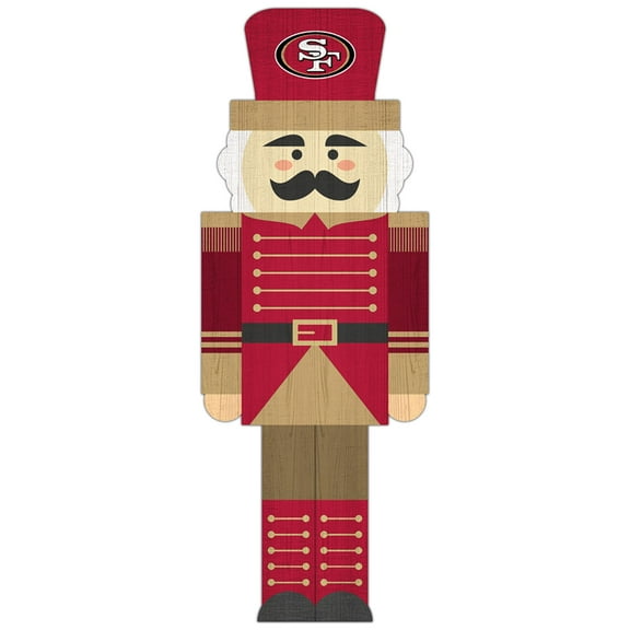 San Francisco 49ers 31'' Nutcracker Leaner