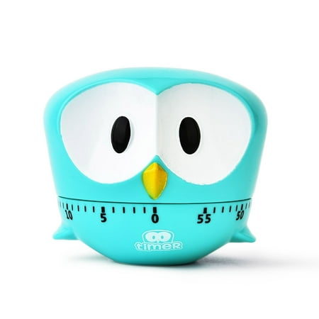 

Qianha Mall Owl Kitchen Timer Adorable Cartoon Owl Shape Timer Mechanical Cooking Reminder for Home Kitchen Sturdy Easy to Use Fun Kitchen Timer
