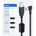 thumbnail image 2 of Dash Cam Power Cord, (15Ft USB Type-C) Premium Thicker Shielded USB C Dashcam Charger Cable for Mirror Camera, 90 Degree Dash Cam Replacement Power Cord & Car Dashcams Power Adapter Wire, 2 of 7