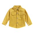 thumbnail image 1 of Toddler Boys Corduroy Coat Long Sleeve Button-down Solid Color with Pocket Fall Jacket Outwear, 1 of 7