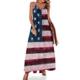 thumbnail image 1 of Vestido sin mangas con bandera de EE. UU., vestidos de noche elegantes para mujer , vestidos de fiesta de noche para mujer para ocasiones especiales, 1 of 7