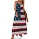 thumbnail image 1 of Vestido sin mangas con bandera de EE. UU., vestidos de noche elegantes para mujer , vestidos de fiesta de noche para mujer para ocasiones especiales, 1 of 7