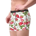 thumbnail image 2 of Balery Strawberry1 Calzoncillos bóxer para hombre, ropa interior de algodón suave y transpirable con cinturilla de nailon-Large, 2 of 5