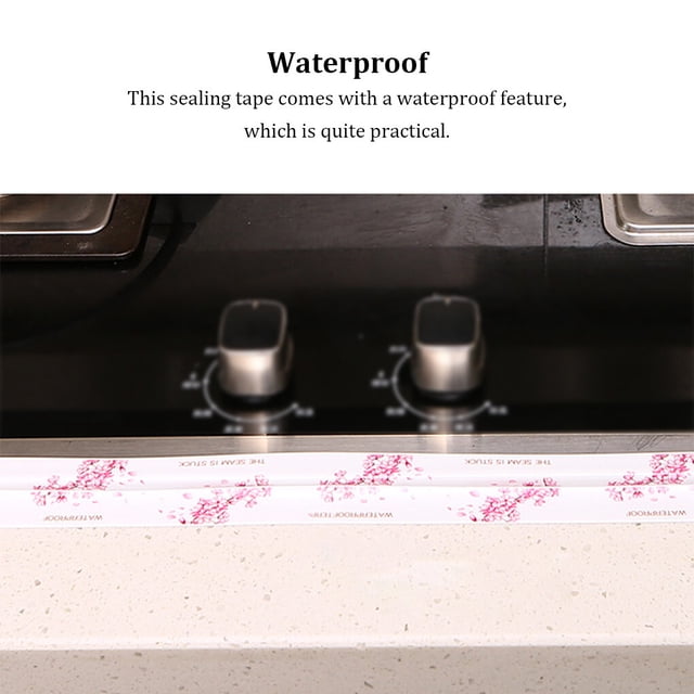 Sealing Tap Sink Sealer Tile Sticker Dustproof Multipurpose Household Accessories Practical Sealing Basin Bathroom Household Accessories Caulking Strip Type 19