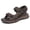 Dark Brown-a, variant on Rumpra Men's Quick-Dry Sport Sandals - Lightweight Water Shoes for Beach, Hiking & Swimming