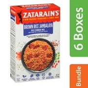 (6 pack) (6 Pack) Zatarain's Brown Rice Jambalaya Rice Dinner Mix, 7 oz