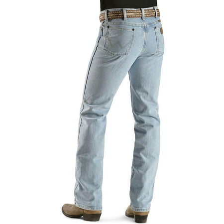 Wrangler Gold Buckle Slim Fit Jeans For Men - Antique Wash, 34 Inseam, 34 Waist