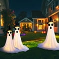 3-Pack Halloween Light Ghost Decor Remote Control Led String Lights ...